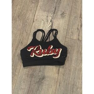Varsity Brand cheer sports‎ bra, RUBY fits like a small see measurement